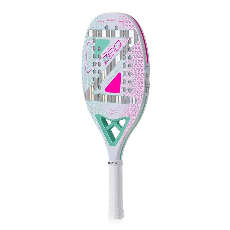 Raquete de Beach Tennis Advanced Julia Nogueira White Zeiq – 3K