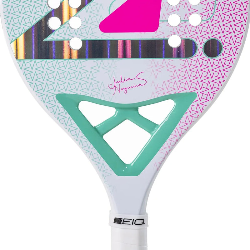 Raquete de Beach Tennis Advanced Julia Nogueira White Zeiq – 3K