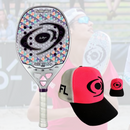RAQUETE BEACH TENNIS VISION SUPERCARBON PRO 2025 + BONÉ EXCLUSIVO FELIPE LOCH