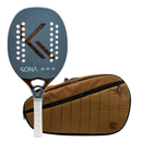 Raquete de Beach Tennis Kona Traktor + Raqueteira Puffer Caramelo