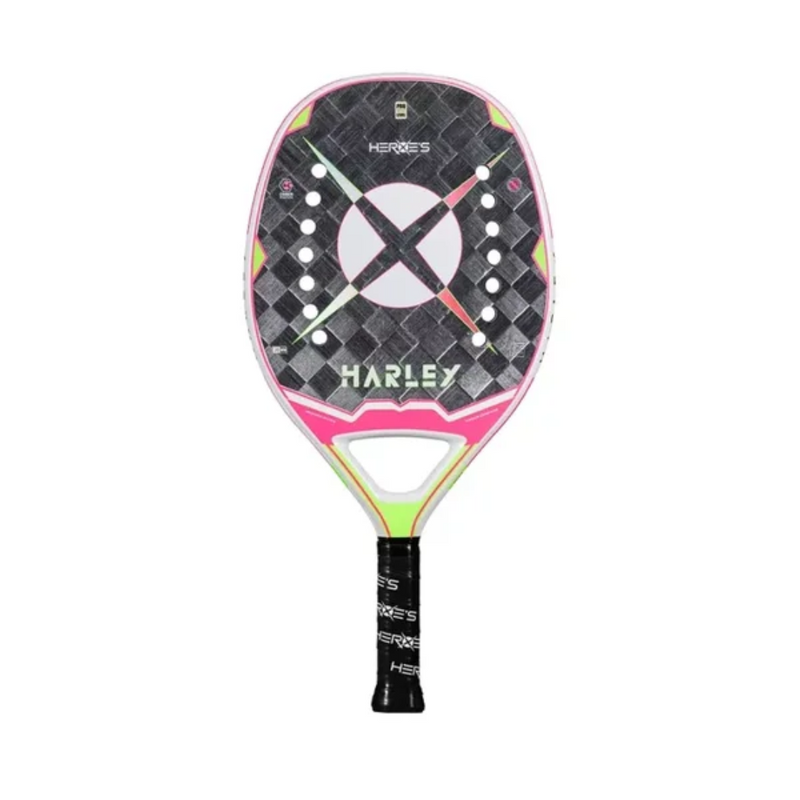 Raquete De Beach Tennis Heroe´s Harley 2025 Carbono Aluminizado 18k