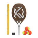 Raquete de Beach Tennis KONA Thunder Rose 2026 + KIT UPGRADE