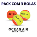 PACK COM TRES BOLAS BEACH TENNIS OCEAN AIR 2025