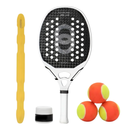 Raquete De Beach Tennis Joog Dynamic 12k Pro Full Carbon Eva + KIT UPGRADE