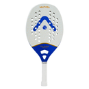 Raquete Beach Tennis Matira 1K Branca e Azul Alma Genius + KIT UPGRADE