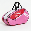 RAQUETE DE BEACH TENNIS KONA K-12 BLACK + RAQUETEIRA KONA VERMELHA