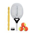 Raquete de Beach Tennis KONA One White 2026 + Kit Upgrade