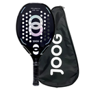 Raquete de Beach Tennis Joog Majestic KVL Pro Kevlar EVA Pro - Preto/Prata + KIT UP