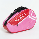 RAQUETE DE BEACH TENNIS KONA K-12 BLACK + RAQUETEIRA KONA VERMELHA
