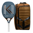 Raquete de Beach Tennis Kona Traktor + Raqueteira Puffer Caramelo