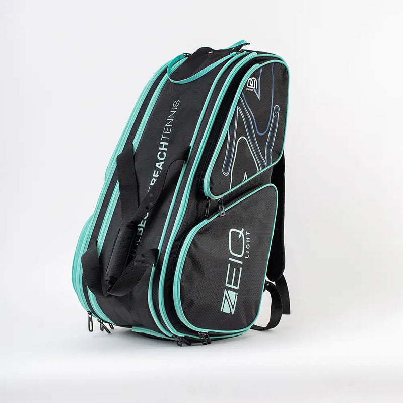 Raqueteira Light Zeiq Preta Azul