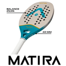 Raquete Beach Tennis Matira 1K Offwhite Verde Alma Genius + KIT UPGRADE