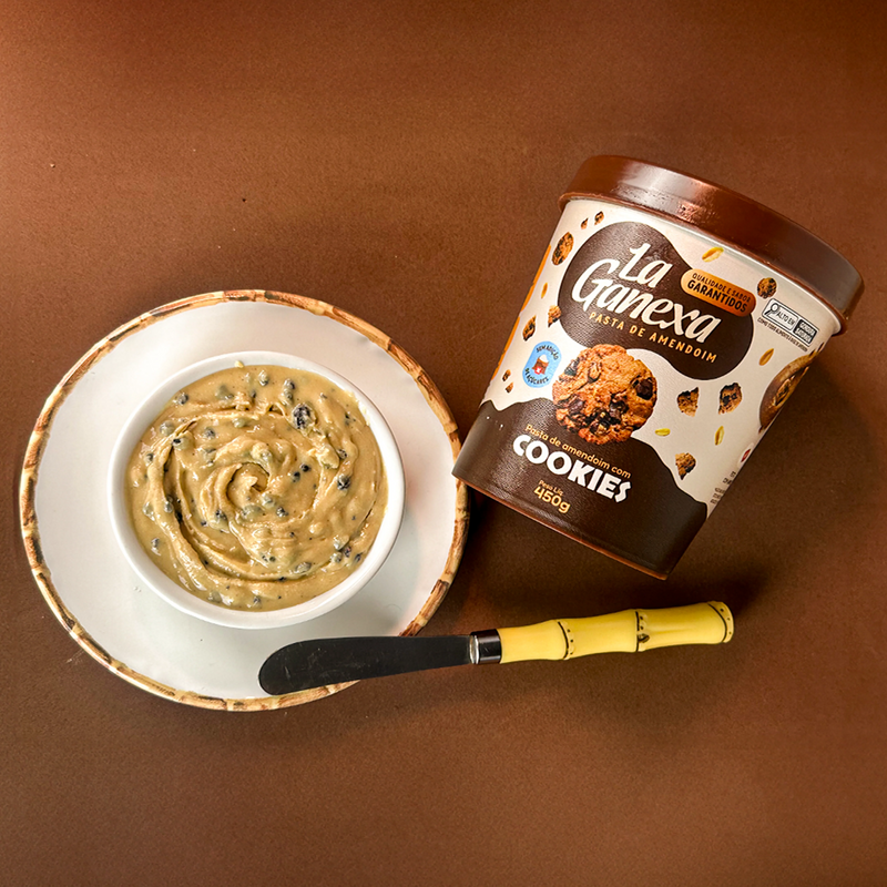 Pasta De Amendoim Cookies Cream - La Ganexa 450g