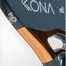 Raquete de Beach Tennis KONA - Traktor Gray 2026 AIRTON RODRIGUES
