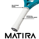Raquete Beach Tennis Matira 1K Offwhite Verde Alma Genius + KIT UPGRADE