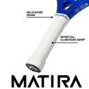 Raquete Beach Tennis Matira 1K Branca e Azul Alma Genius + KIT UPGRADE