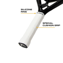 Raquete Beach Tennis Pump 18K Preta e Prata Alma Genius