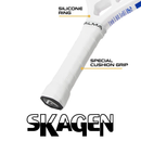 Raquete Beach Tennis Skagen 3K Branca e Azul Alma Genius