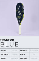 RAQUETE BEACH TENNIS KONA TRAKTOR  BLUE