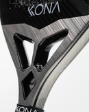 Raquete Beach Tennis Kona Gladiator Steel 2026 + Raqueteira Média Puffer Preto com Chumbo