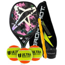 Raquete Beach Tennis Drop Shot Conqueror Soft 11.0 -  2023 +KIT