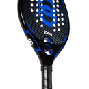Raquete de Beach Tennis Joog Netuno 3K Pro Full Carbon EVA Pro Preto/Azul + Kit UP