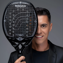 Raquete Beach Tennis Fobel Macaw Onyx Fobel - Limited Edition - Gustavo Russo + KIT UPGRADE