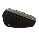 Raqueteira Média Puffer - Preto/Chumbo ou Caramelo