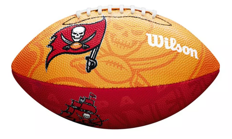 Bola De Futebol Americano Wilson Amarelo Buccaneers