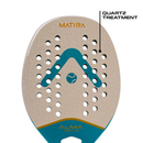 Raquete Beach Tennis Matira 1K Offwhite Verde Alma Genius + KIT UPGRADE