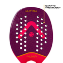 Raquete Beach Tennis Matira 1K Roxa e Rosa Alma Genius
