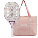 Raquete de Beach Tennis New Brave 12K Zeiq Rafa Miiller 2026 + Mochila Zeiq ou Raqueteira (Diversas Cores)
