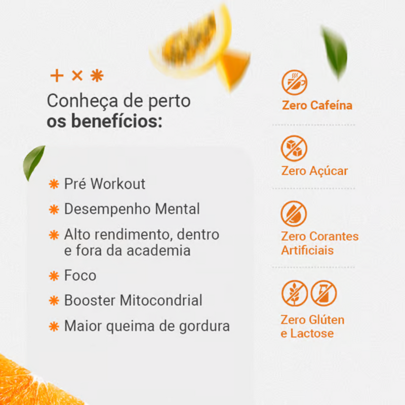 True Energyzer & Focus Frutas Amarelas 450g True Source