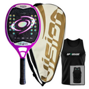 RAQUETE BEACH TENNIS VISION MAGNUM UNI 2025 + CAMISA EXCLUSIVA UPGRADE MULTISPORTS