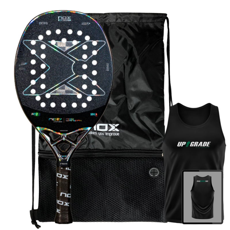 Raquete de Beach Tennis NG17 2025 | NOX - by Nico Gianotti + CAMISA EXCLUSIVA UPGRADE MULTISPORTS