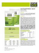 ISOLATE BLEND PROTEIN 1.814g Stand Pouch - SYNTHESIZE