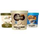 COMBO PASTA DE AMENDOIM LA GANEXA CHOCOLATE BRANCO/PISTACHE/LEITINHO