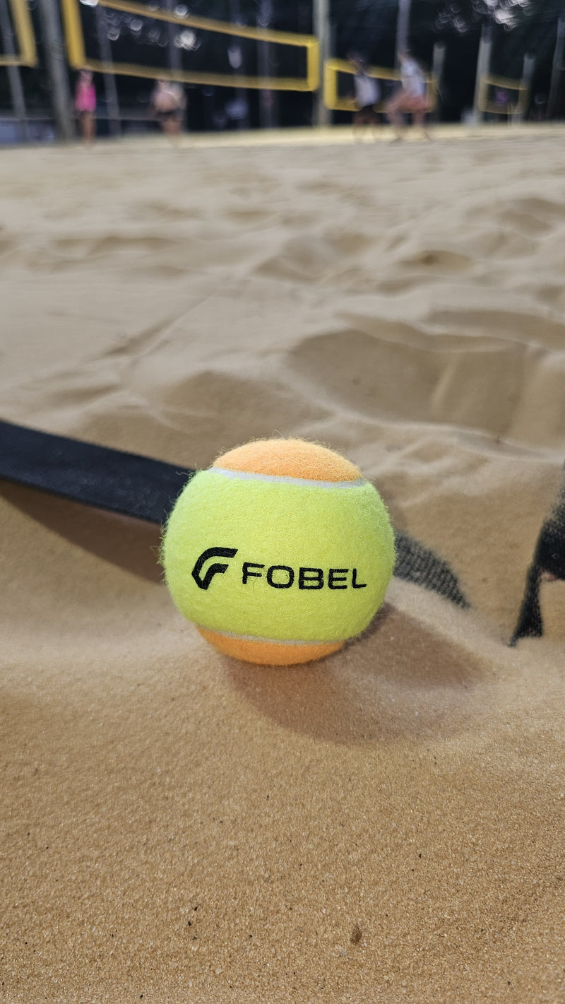 Bola Beach Tennis Fobel (Kit com 3 Unidades)