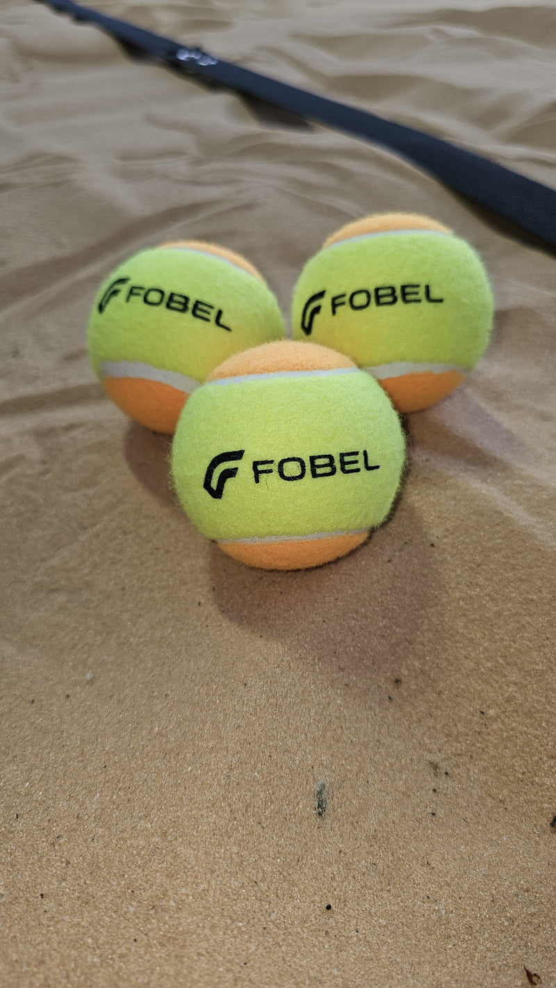 Bola Beach Tennis Fobel (Kit com 3 Unidades)