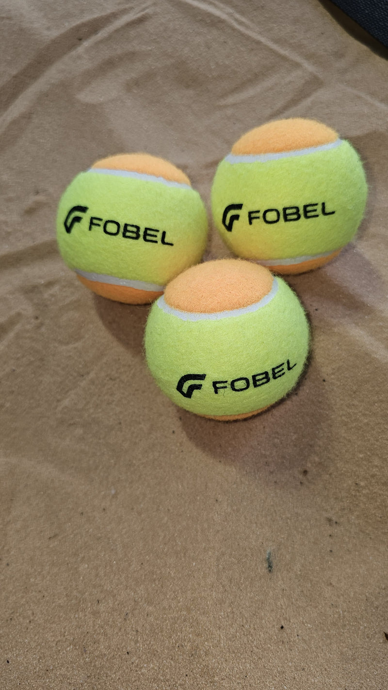 Bola Beach Tennis Fobel (Kit com 3 Unidades)