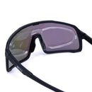 Óculos de Sol Esportivo Zeiq Falcon Preto Lente Espelhada