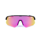 Óculos de Sol Esportivo Zeiq Hybrid Preto Lente Laranja