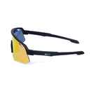 Óculos de Sol Esportivo Zeiq Hybrid Preto Lente Laranja