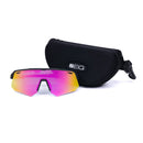 Óculos de Sol Esportivo Zeiq Hybrid Preto Lente Laranja