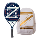 Raquete de Beach Tennis Supernova 18k Zeiq + Mochila Zeiq Pro Azul