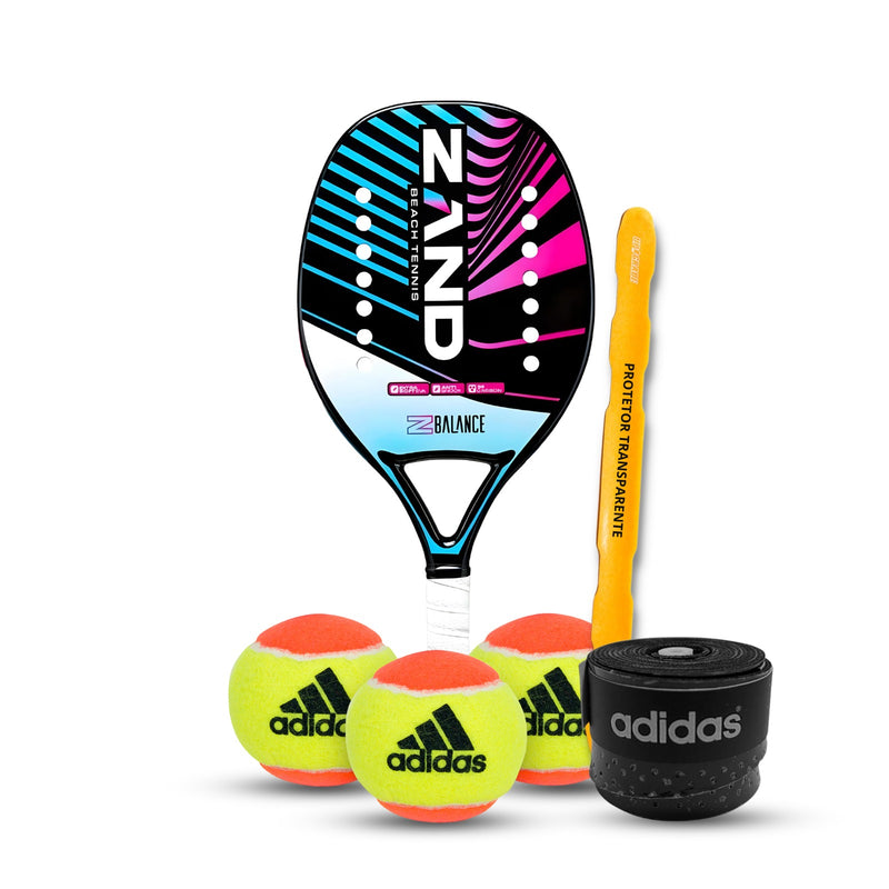 Raquete Beach Tennis Zand Z- Balance - 3K 2024 + KIT