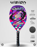 RAQUETE BEACH TENNIS VISION STRANGE 2025 + CAPA E MUNHEQUEIRA EXCLUSIVA VISION PRO