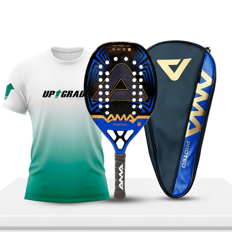 RAQUETE DE BEACH TENNIS PROTEO - AMA SPORT 2025 + CAMISA EXCLUSIVA UPGRADE