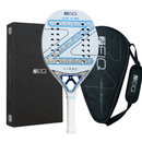 Raquete de Beach Tennis New Light Leo Branco Zeiq 2026 + KIT UPGRADE