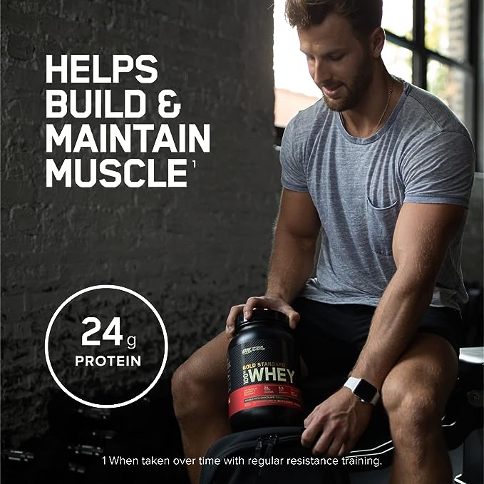 Gold Standard 100% Whey Protein Isolate 2.27 Kg On Optimum Nutrition - 5.5 BCAAs + Coq Exclusiva ON